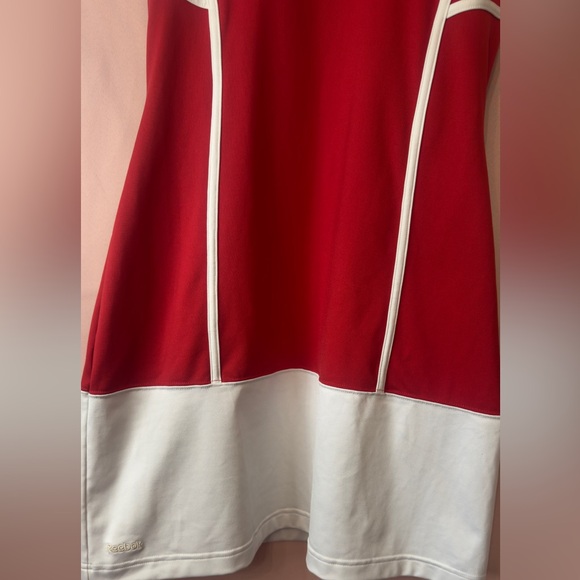 Reebok Red Tennis Dress With Built In Bra - Picture 5 of 7